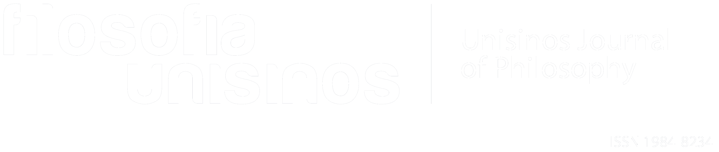 Filosofia Unisinos ISSN 1984-8234
